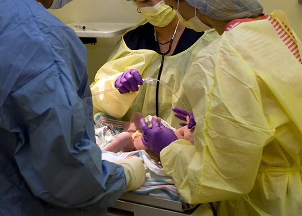 Delivery room.